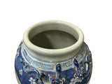 Hand Crafted Vintage Chinese Blue White Flower Birds Porcelain Vase JK198S