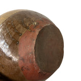 Vintage Earthy Beige Brown Village Rural Pottery Ceramic Pot Vase JK227S