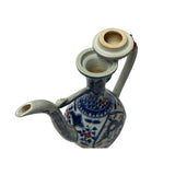 Oriental Blue White Wine Jar Shape Ceramic Porcelain Art Vase Jar JK280S