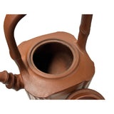 Vintage Chinese Brown Square Shape Zisha Clay Teapot Art Display JK294S