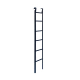 Pair Black Metal Ladder Shape Display Towel Rack Wall Panel ws3211S