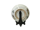 10.5" Black Curved Accent Plate Holder Rack Display Easel st1104S