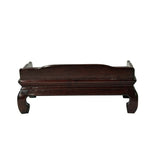 Chinese Rosewood Handmade Daybed Chaise Miniature Display Art st1206S