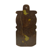 Natural Brown Green Color Stone Carved Artistic Shape Display Art ws3343S