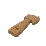 Natural Tan Beige Color Stone Carved Artistic Axe Shape Display Art ws3344S