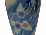 Artistic Pastel Flower Pattern Porcelain Round Body Small Mouth Vase ws3537S