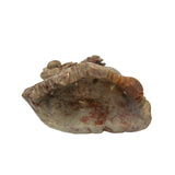 Vintage Chinese Soapstone Floral Carving Display Vase Art ws3678S