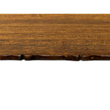 5" Brown Wood Scroll Legs Rectangular Display Stand Riser Easel ws4032S