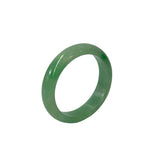 2.25" Chinese Light Green Jade Stone Bracelet Bangle ws4038S