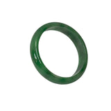 2.5" Chinese Natural Mixed Green Jade Stone Bracelet Bangle ws4039S