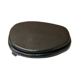 4.25" Black Wood Uneven Oval Shape Display Stand Riser Easel ws4104S