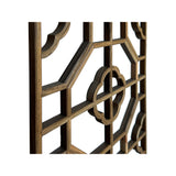 78.5" Narrow Long Rectangular Plain Wood Geometric Pattern Wall Panel ws4139S