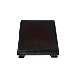 2" Dark Brown Wood Square  Shape Display Stand Riser Easel  ws4141AS