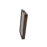 Chinese Brown Rectangular Glass Door Wall Mount Curio Display Chest ws4589S