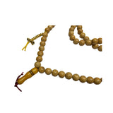Bodhi Dots Pattern Cream Yellow Color 108 Beads Hand Rosary Praying Chain ws4692S