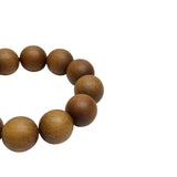 Chinese Brown Sandalwood Beads Hand Rosary Praying Bracelet ws4874S