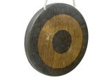 8.25" Vintage Oriental Mixed Metal Round Gong Display ws4911S