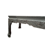 Oriental Dragons Relief Carving Rectangular Painting Console Table Desk ws4971S