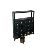 Table Top Chest Open Display Shelf 20 Drawers Traditional Apothecary Cabinet ws5008S