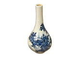 Vintage Tiny Small Blue White Pear Shape Blue White Graphic Vase ws5054S