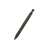 Chinese Black Mixed Material Sword Shape Fengshui Display Art ws3317S