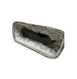 Chinese Rustic Oxidized Patina GuanYin Bodhisattva Metal Buddha Statue GB001S