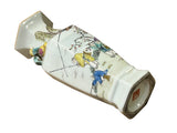 Chinese Scenery Graphic Hexagonal White Porcelain Art Vase GB660S