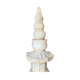 Chinese Marble Stone Carved Stack Pagoda Buddha Tower Statue cs7650S