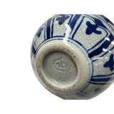 Oriental Blue White Crackle Base Phoenix Porcelain Art Vase JK281S