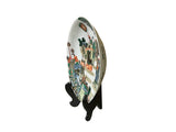 10.5" Black Curved Accent Plate Holder Rack Display Easel st1104S