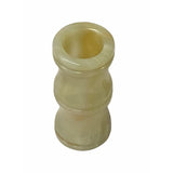 White Brown Onyx Stone Carved Slim Round Shape Display Vase ws3189BS