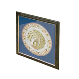 Oriental Chinese Artistic Peacock Embroidery Framed Wall Decor ws3407S