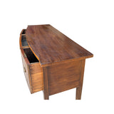 Vintage Western Natural Wood Brandy Board Sideboard Console Table ws4084S
