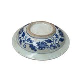 6.5" Handmade Porcelain Charger Plate Blue White Ancient Dragon Graphic ws4716S