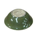 Chinese Celadon Green Color Phoenix Graphic Ceramic Bowl Display Art ws4720S