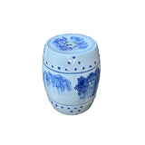 Chinese Blue & White Porcelain Scenery Round Stool Table ws4768S