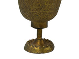 Handmade Brass Metal Color Floral Motif Cup Shape Display ws4793S
