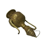 Handmade Artistic Brass Metal Color Wine Jar Shape Display Figure ws4796S