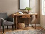 Simple Oriental Minimalistic Natural Wood Console Side Table Desk ws5029S