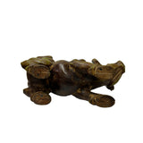Natural Green Mix Stone Ox Cow Fengshui Artistic Decorative Figure ws5031S