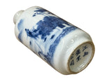 Small Blue White Handpaint Scenery Graphic Porcelain Vase ws5044S