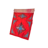 Vintage Chinese Red Silk Auspiciousness Embroidery Tapestry Art GB106S