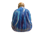Fine Chinese Shiwan-Style Ceramic Luohan Amitabha in Deep Sea Glaze GB653S