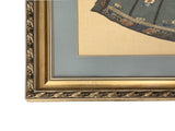 antique Chinese skirt fabric art