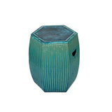 oriental bamboo motif ceramic stool home decor