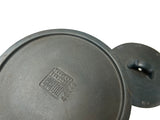 Vintage Chinese Gray Blue Round Shape Bamboo Theme Zisha Clay Teapot Art Display JK299S