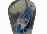 Artistic Pastel Flower Pattern Porcelain Round Body Small Mouth Vase ws3537S