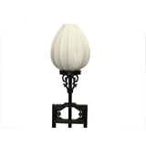 Vintage Chinese Brown Wood Floor Lamp Flower Vase Carving Base ws3765S