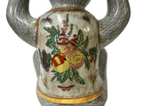 Vintage Oriental Gray Base Color Monkey Holding Bowl Figure ws3849S