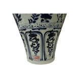 Vintage Chinese Blue White People Riding Horse Porcelain Art Vase ws4504S